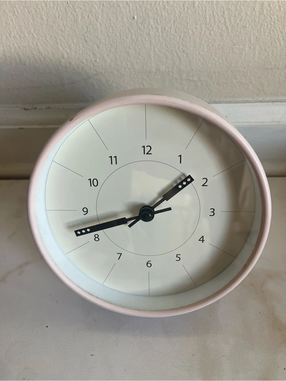 Lightweight Project 62 Blush Decorative Table Top Clock